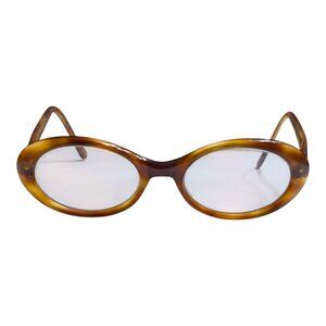 Vintage 1960s Kids Small Tortoiseshell Oval Eyeglass Frames 48-88mm